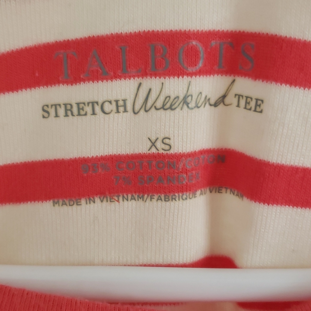 Talbots Striped Weekend Tee - Picture 3 of 5